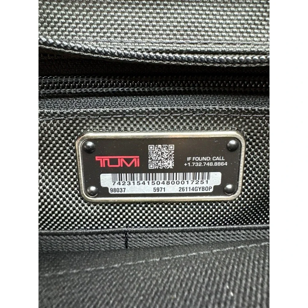 NWD Tumi Compact Large Screen Laptop‎ Brief Bag Black 13.5